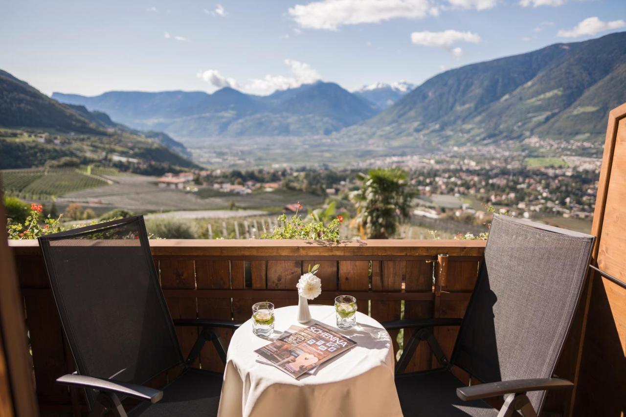 Pension Zum Burggraefler Schenna Exteriér fotografie